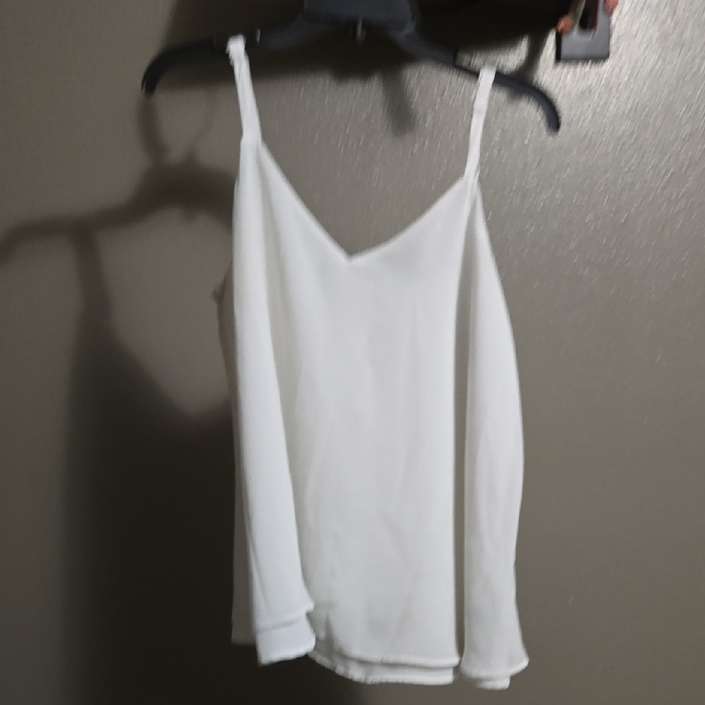 Torrid White Sleeveless Camisole Top